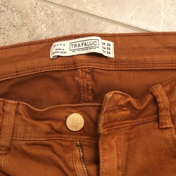 24 HR SALE 🤩😍Zara copper skinny jeans - Picture 4 of 5